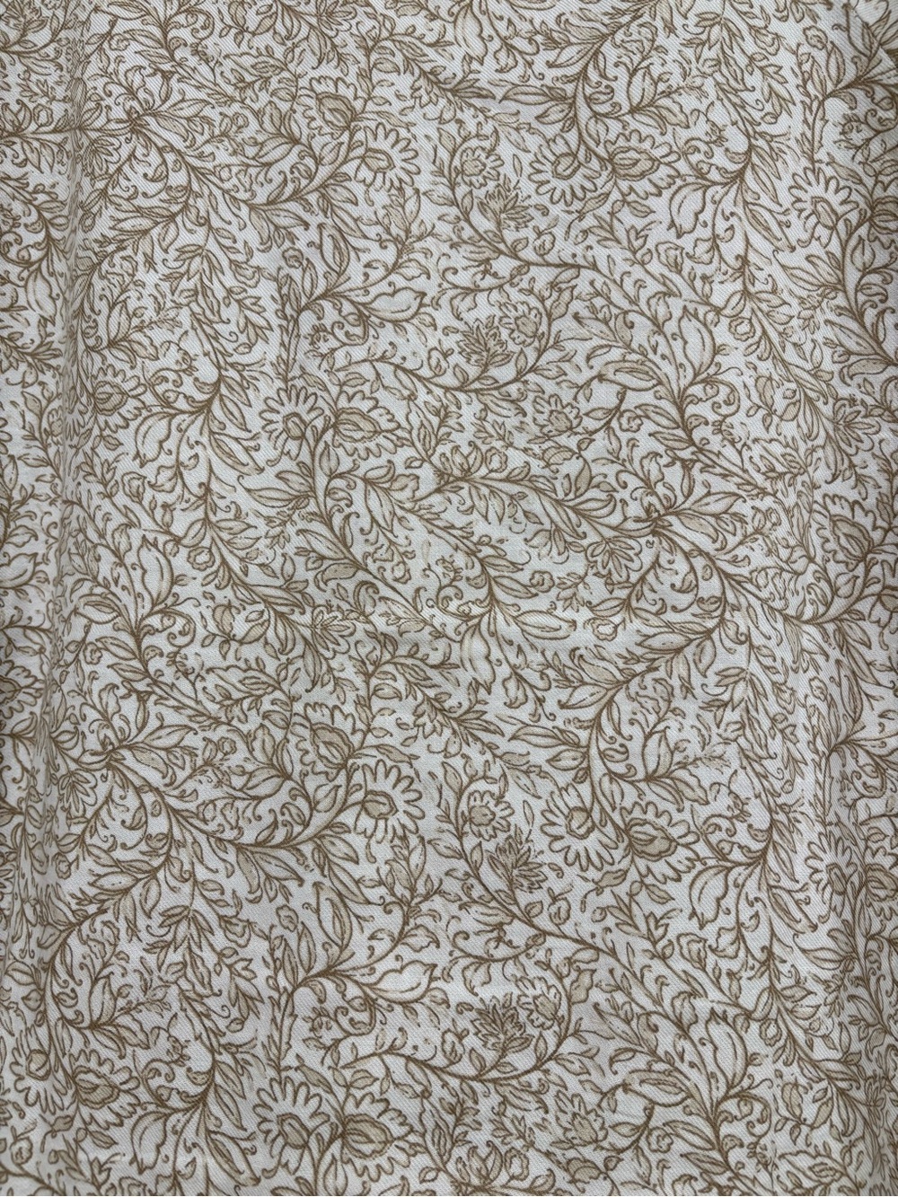 Pure Jill J.Jill Paisley Organic Cotton Button-Front Blouse | Boho | Size Large - Picture 6 of 6
